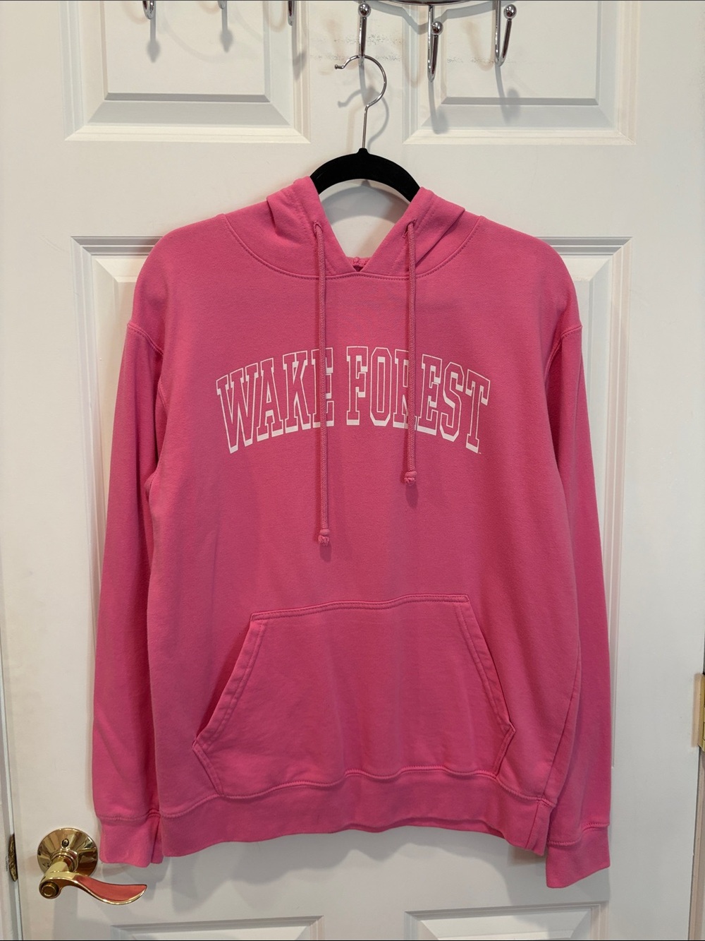 Knights Apparel Pink Wake Forest Pullover Hoodie